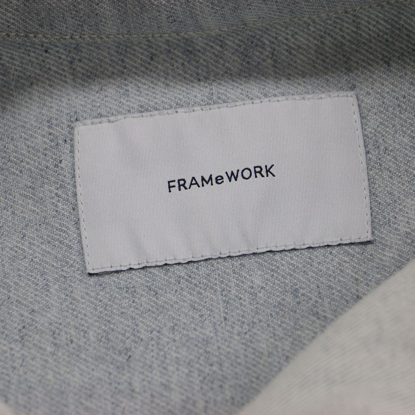 23秋冬 ブリーチデニム シャツ / BleachDENIM ジャケット 長袖 ドロップショルダー ワイド スナップボタン コットン ウォッシャブル