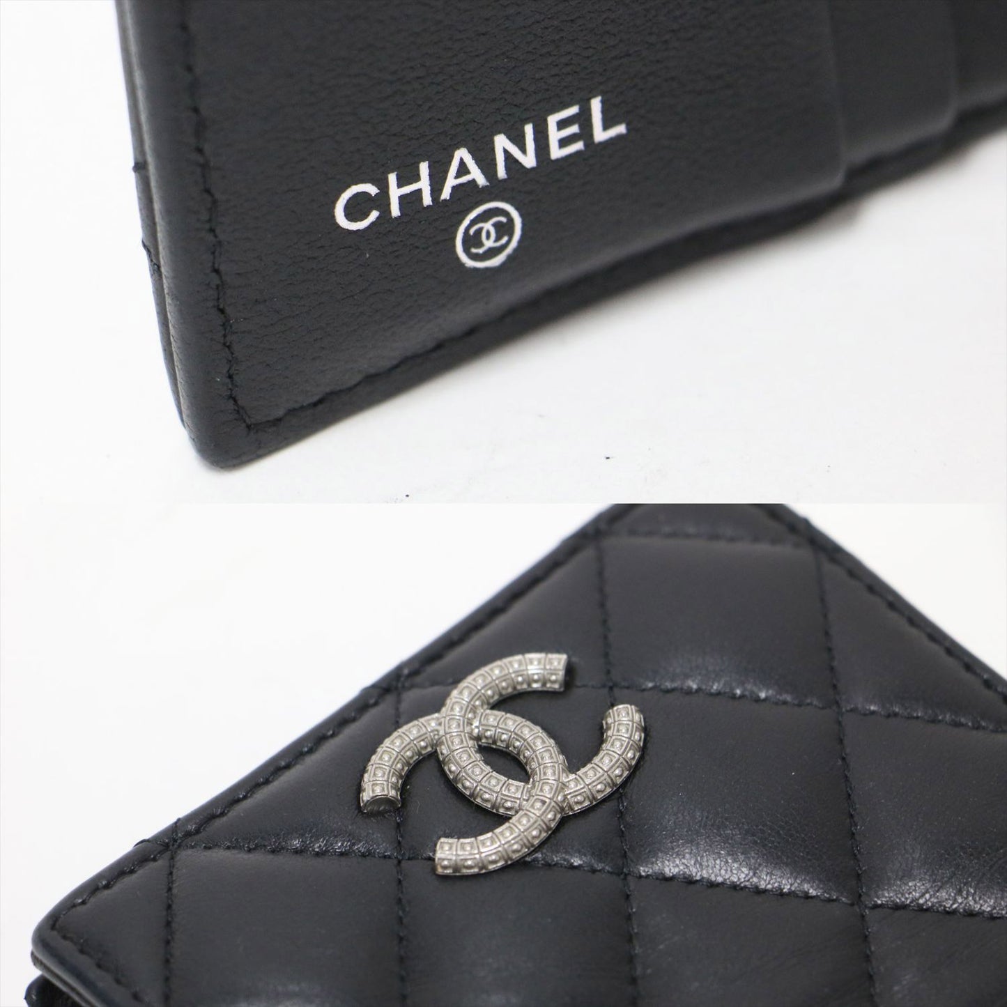 マトラッセ ココマーク クラシック スモールウォレット AP3407 / 二つ折り財布 スナップボタン ラムスキン