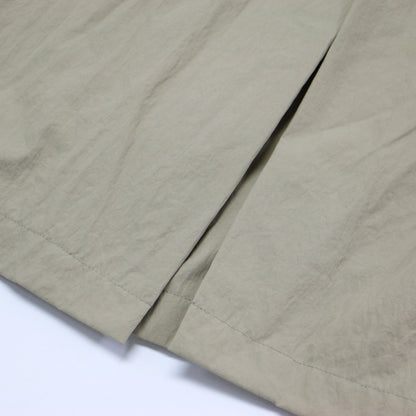 Lisire 25春夏 ナイロン ショールカラー トレンチコート / ECOTTONY NYLON TRENCH COAT 長袖 ロング丈 Aライン フレア