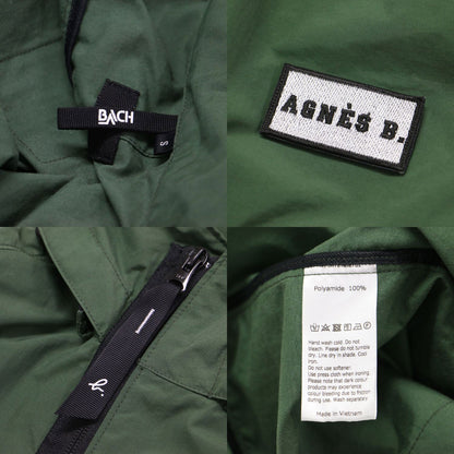 × BACH ヴェンチャー ジャケット / ブルゾン ショート丈 長袖 スタンドカラー フード付き ユニセックス ナイロン
