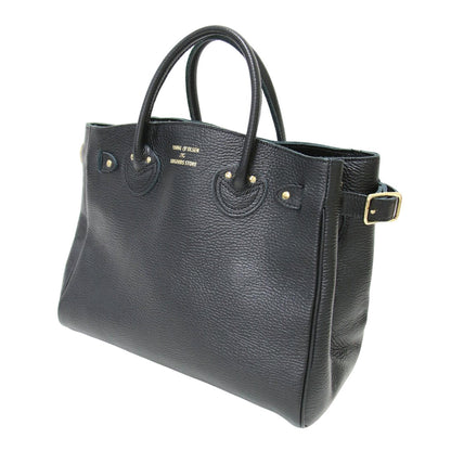 エンボス レザー ベルテッド トート / EMBOSSED LEATHER BELTED TOTE S ハンドバッグ ベルト付き 牛革