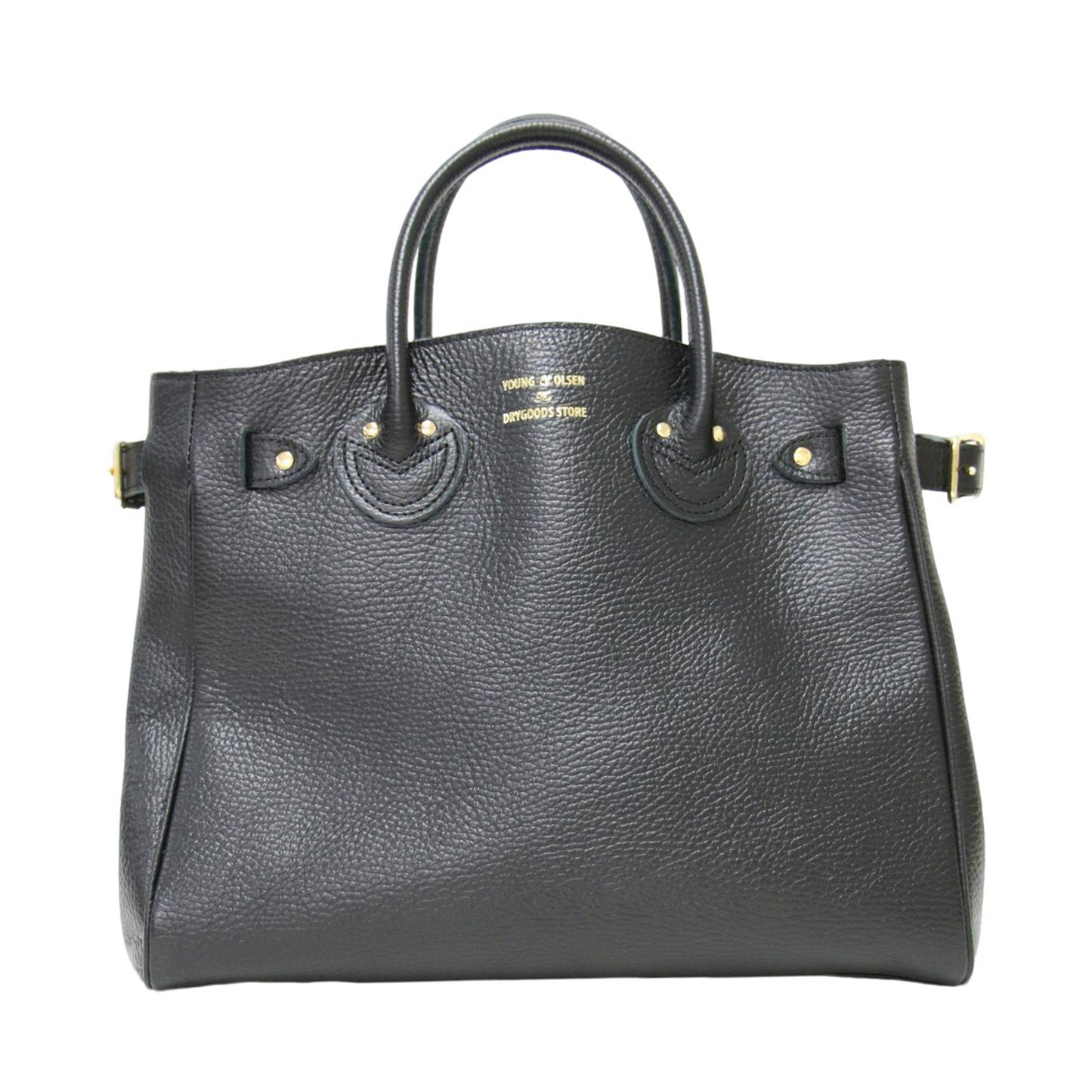 エンボス レザー ベルテッド トート / EMBOSSED LEATHER BELTED TOTE S ハンドバッグ ベルト付き 牛革