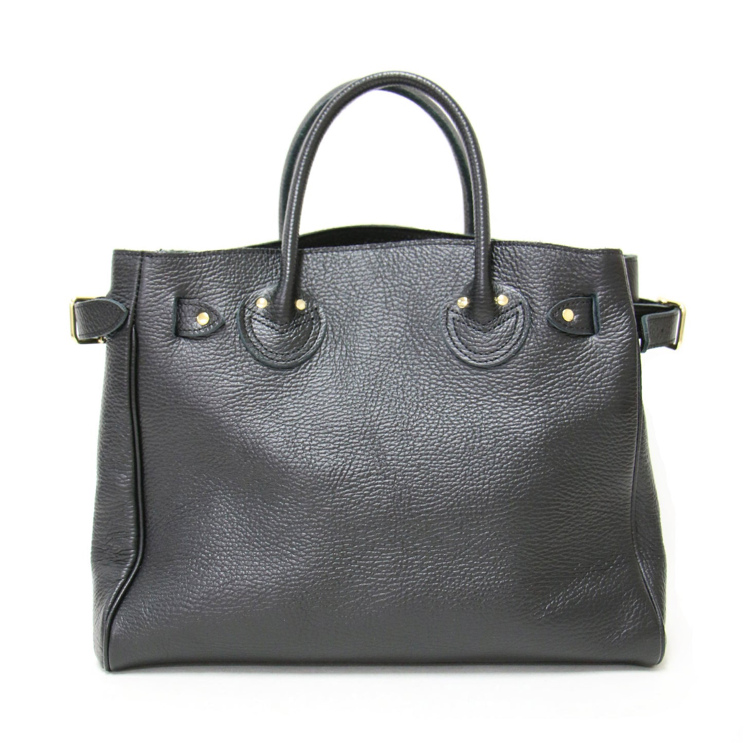 エンボス レザー ベルテッド トート / EMBOSSED LEATHER BELTED TOTE S ハンドバッグ ベルト付き 牛革