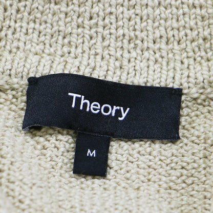 25春夏 コットン ウール 半袖 ニット ポロシャツ / Wave Boucle Cap Sleeve Polo Shirt プルオーバー コンパクト