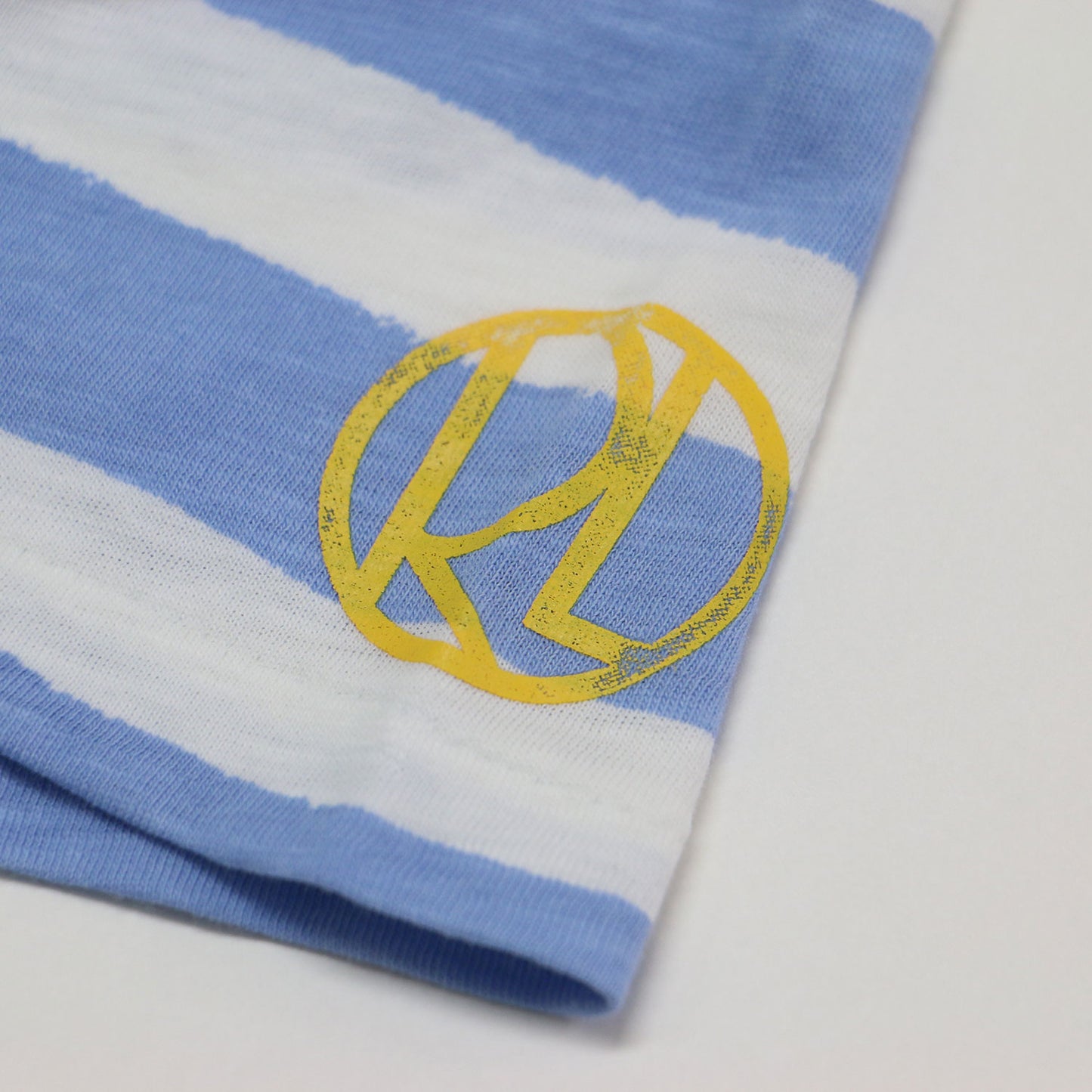 ボーダー 半袖 Tシャツ / カットソー クルーネック ハーフスリーブ ポニー刺繍 ワンポイント コットン