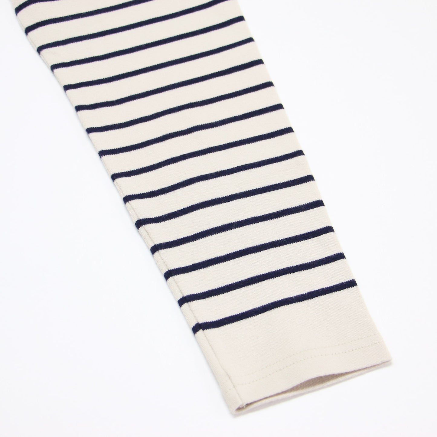 × Armor-lux 24秋冬 クロップド ボーダー カットソー / プルオーバー 長袖 ドロップショルダー スリット コットン