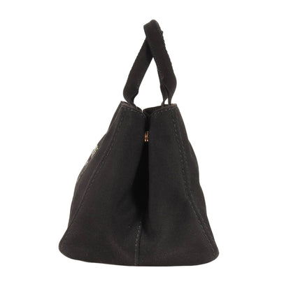 カナパ キャンバス トートバッグ / CANAPA ハンドバッグ ロゴプリント トライアングルプレート