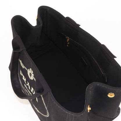 カナパ キャンバス トートバッグ / CANAPA ハンドバッグ ロゴプリント トライアングルプレート