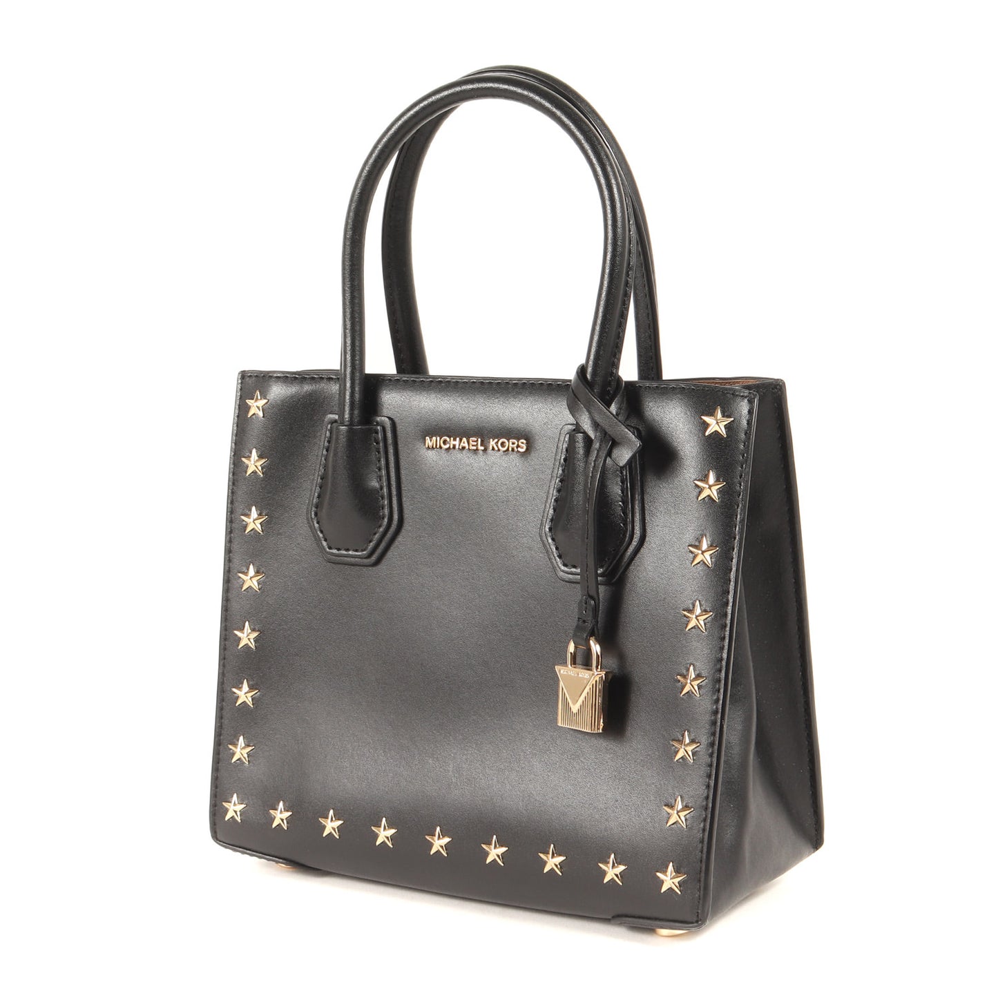 スタースタッズ 2WAY ハンドバッグ / ショルダーバッグ レザー