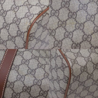 GGスプリーム ミニボストンバッグ / ハンドバッグ 総柄 ロゴ レザー PVC