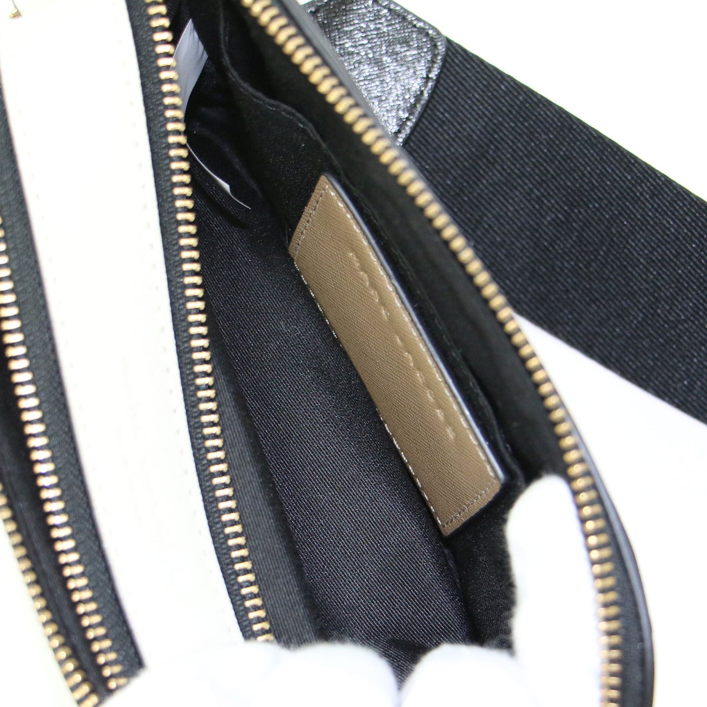 ザ スナップショット ショルダーバッグ / THE SNAPSHOT カメラバッグ クラッチ コンパクト ロゴ ゴールド金具