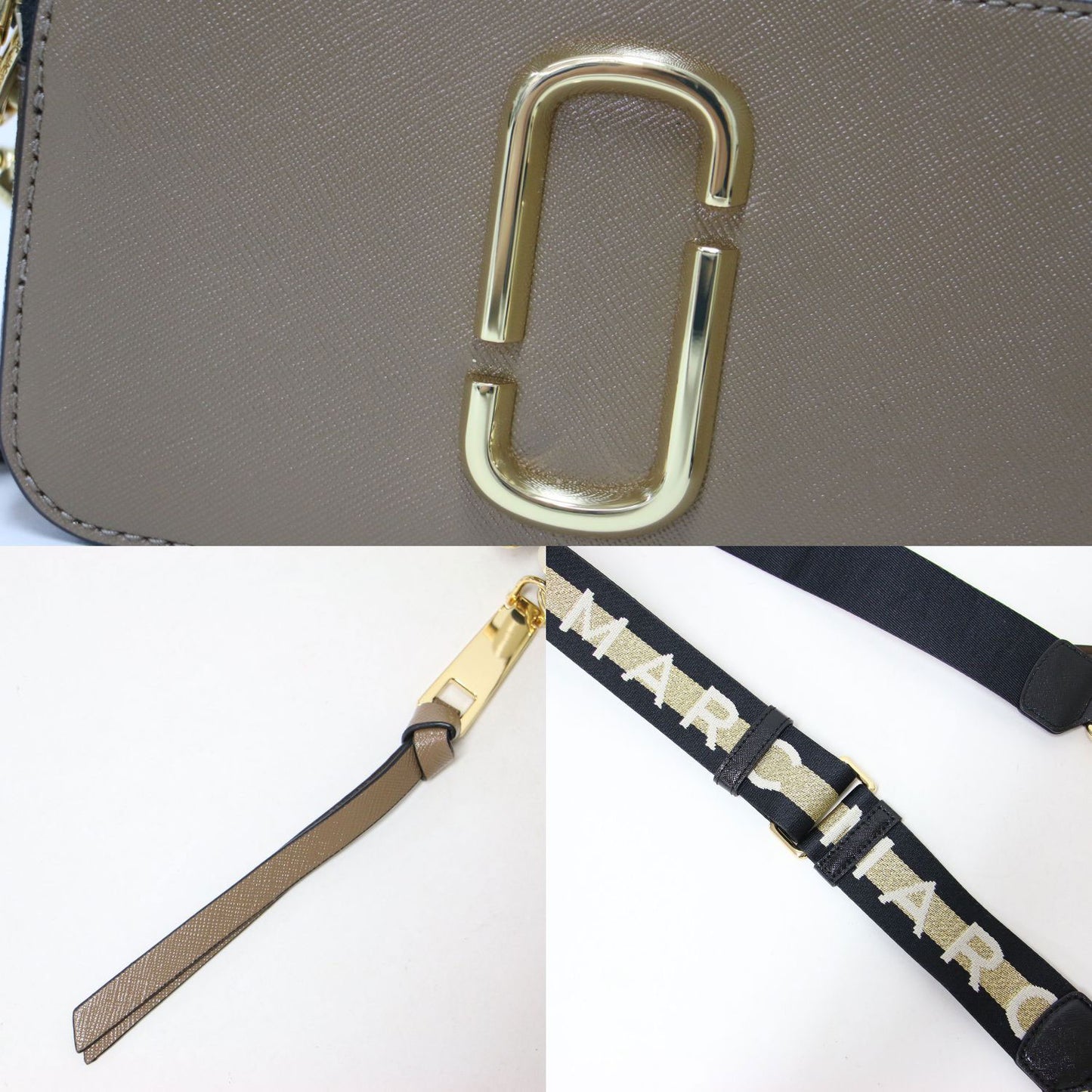 ザ スナップショット ショルダーバッグ / THE SNAPSHOT カメラバッグ クラッチ コンパクト ロゴ ゴールド金具