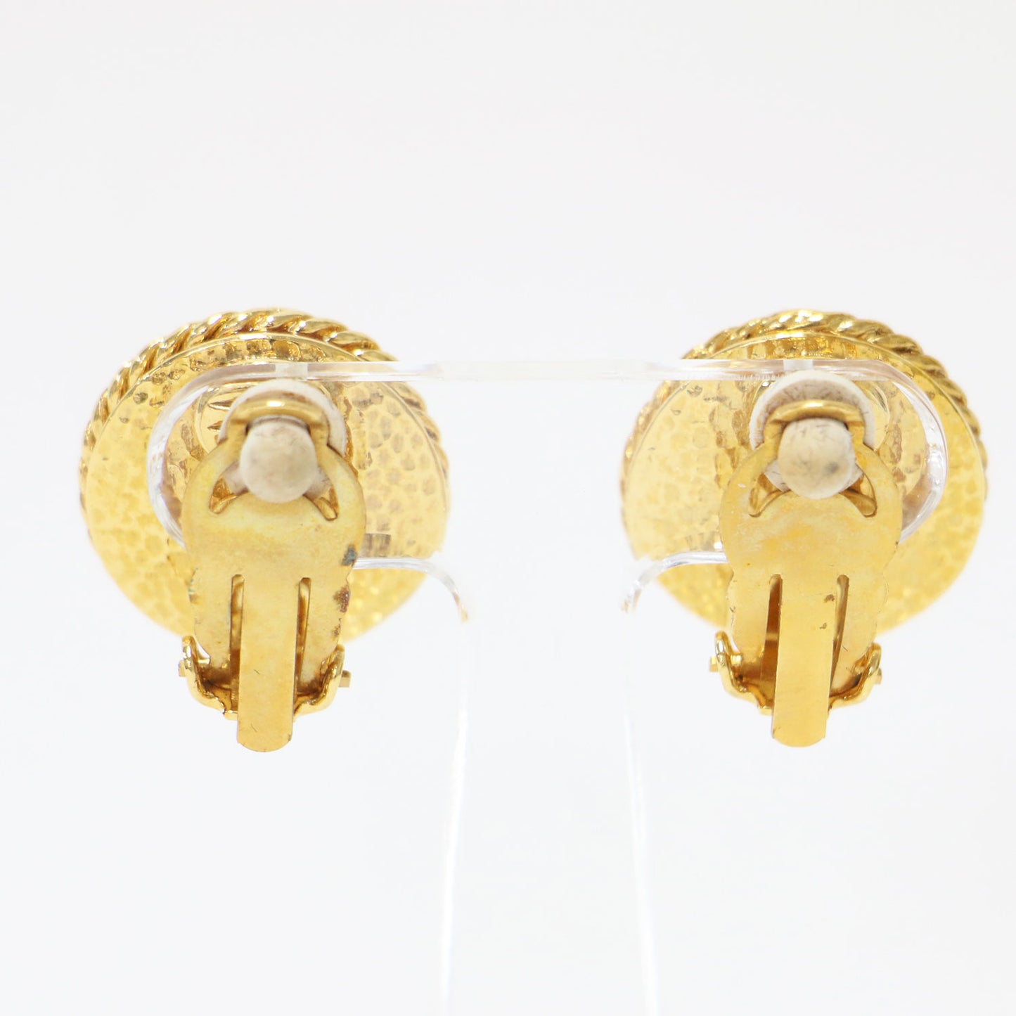 ココマーク ロゴ パール イヤリング / 95A 両耳用 ヴィンテージ