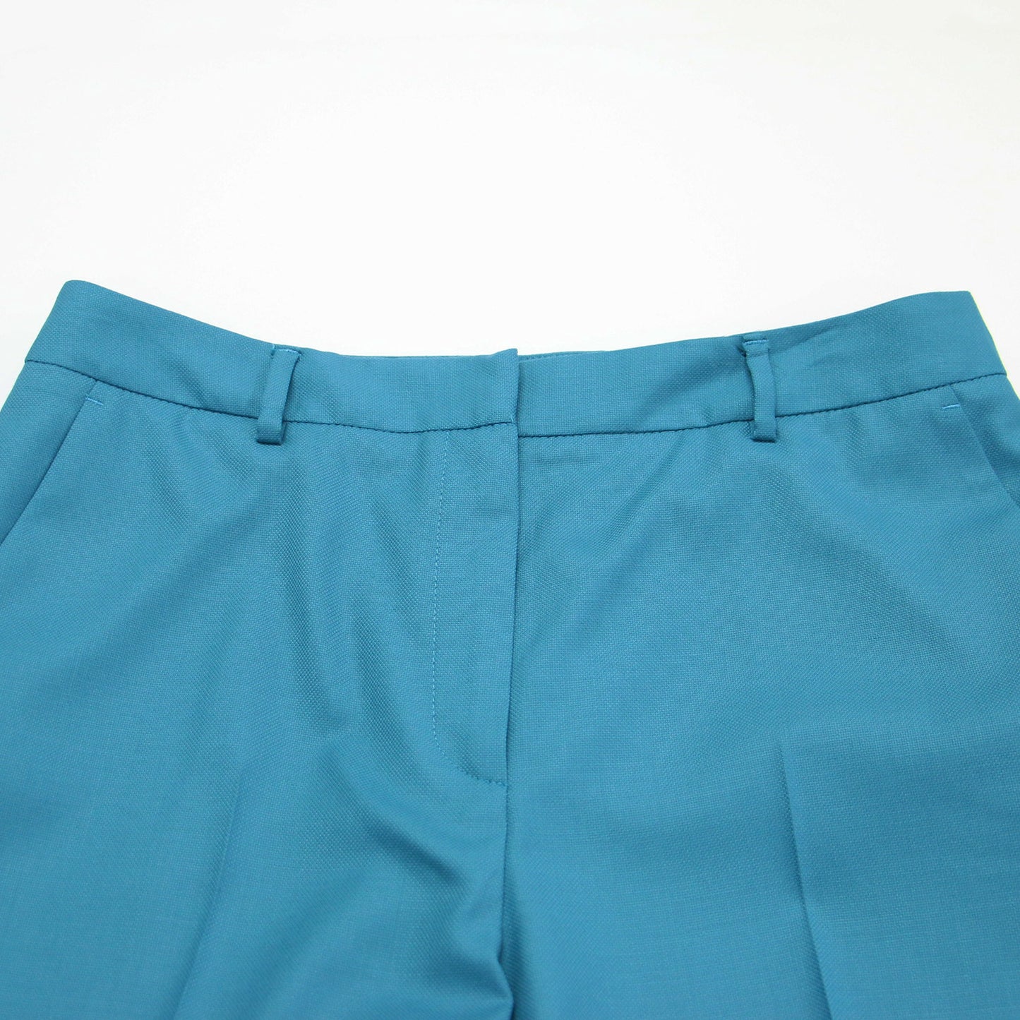 20春夏 タスマニアウールオックス ミディ シガレットパンツ / スラックス センタープレス ストレート