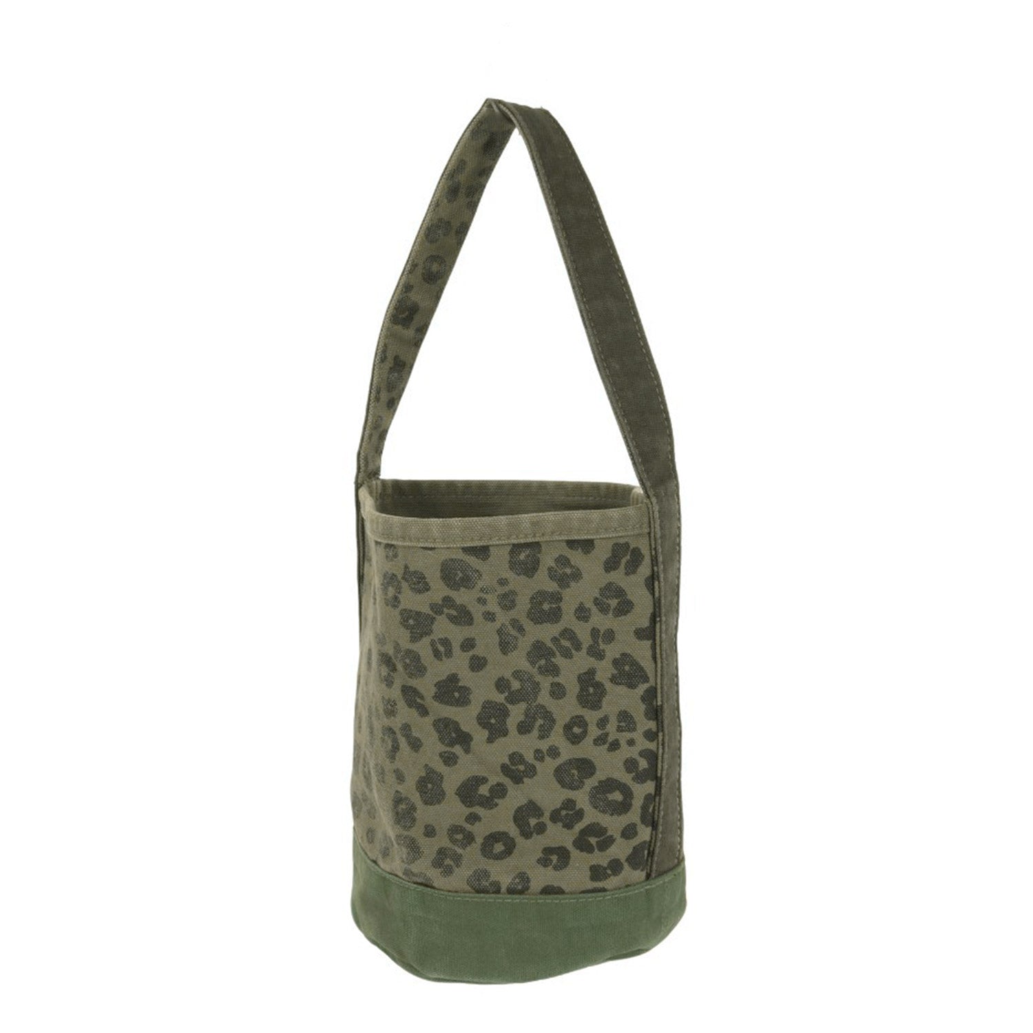 ハグオーワー レオパード柄バケットバッグM size ハグオーワー