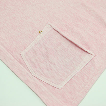 度詰天竺の908オーシャンTシャツ / カットソー 半袖 クルーネック オーバーサイズ バックポケット ロゴ 刺繍 コットン