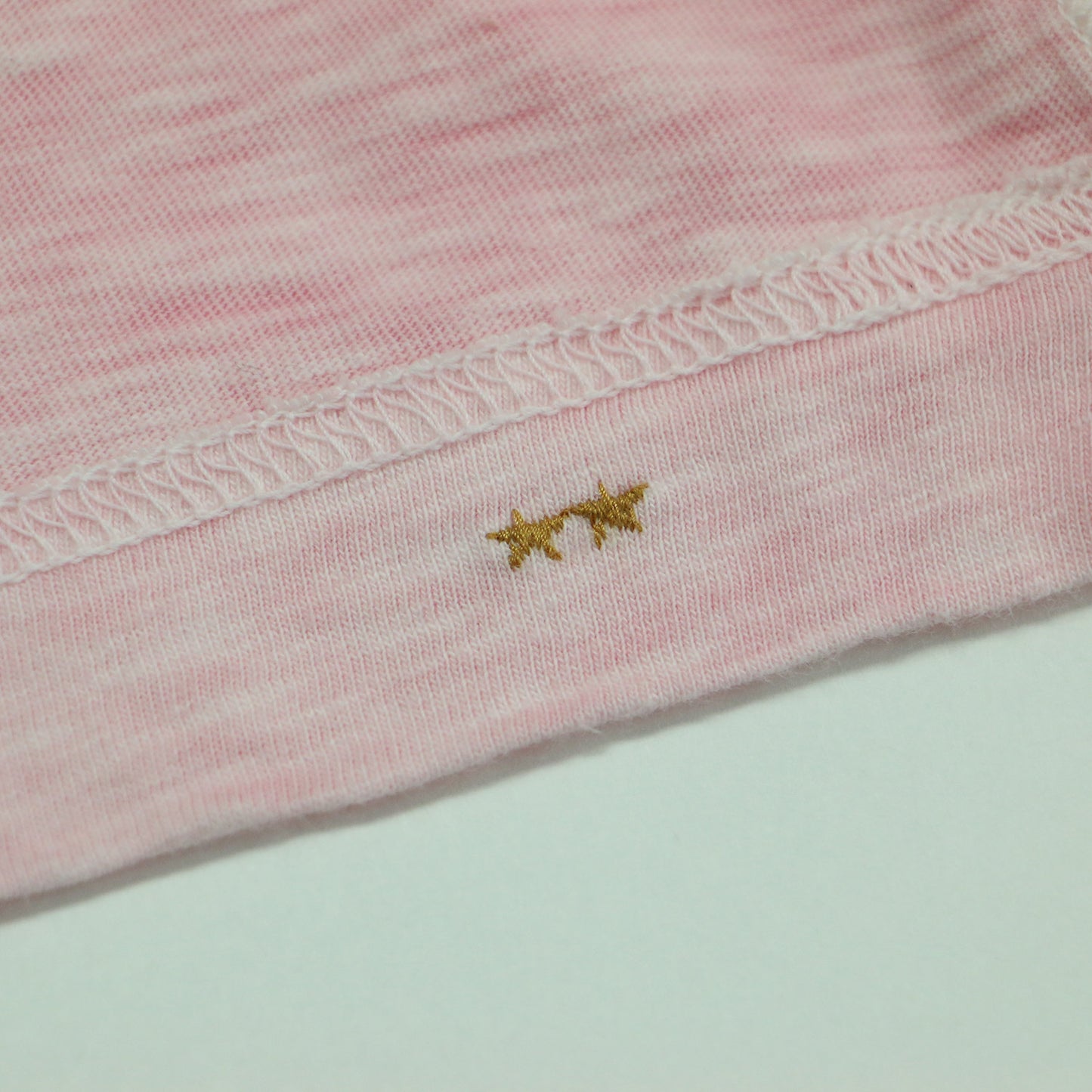 度詰天竺の908オーシャンTシャツ / カットソー 半袖 クルーネック オーバーサイズ バックポケット ロゴ 刺繍 コットン
