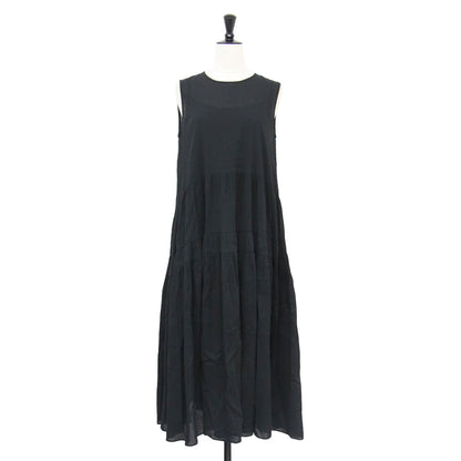 25春夏 ノースリーブ ティアード ドレス / Blake Lyse Dress ワンピース ロング丈 クルーネック シアー コットン