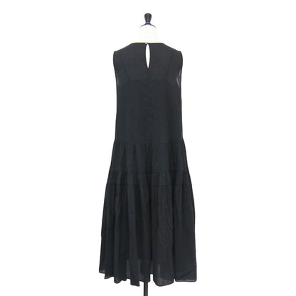 25春夏 ノースリーブ ティアード ドレス / Blake Lyse Dress ワンピース ロング丈 クルーネック シアー コットン