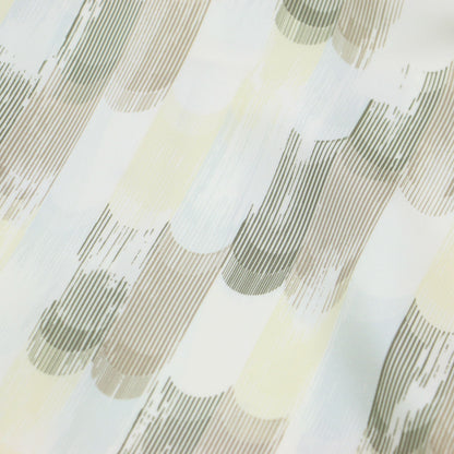 24秋冬 総柄 フレンチスリーブ ブラウス / Abstract Mist Print Emmeline ノースリーブ クルーネック ワイド スリット