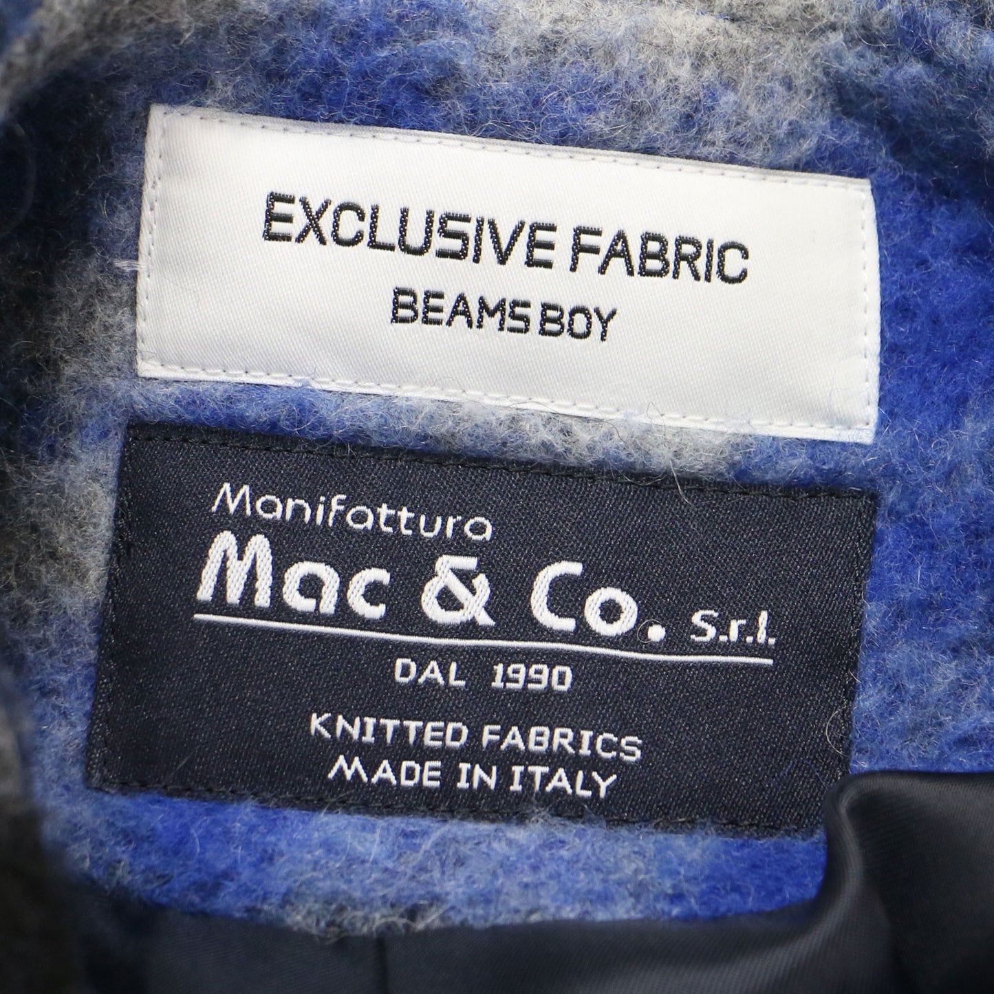 22秋冬 スライバー タータンチェック ノーカラーコート / 長袖 ロング丈 Iライン 総柄 ウール モヘヤ