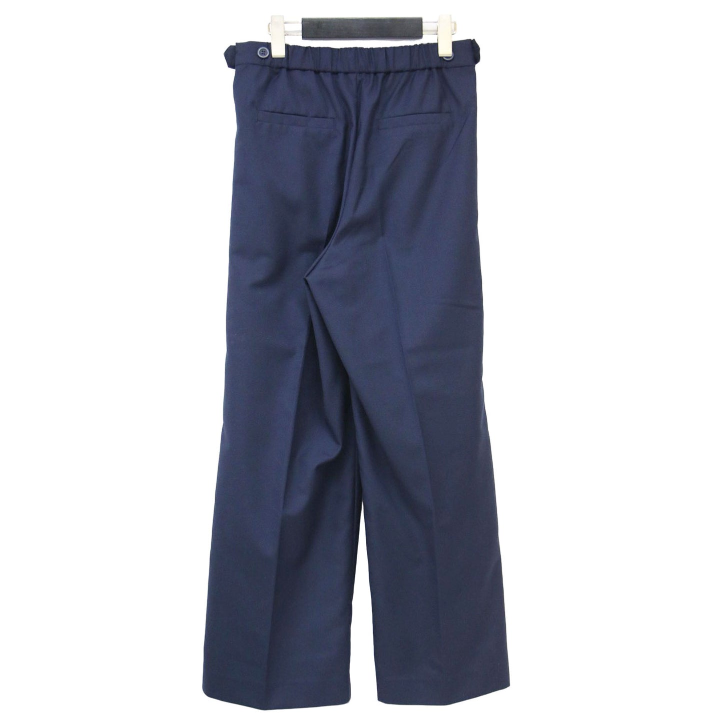 23春夏 ライト ツータック ワイドパンツ / ロング丈 ストレート センタープレス