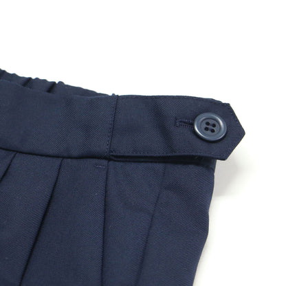 23春夏 ライト ツータック ワイドパンツ / ロング丈 ストレート センタープレス