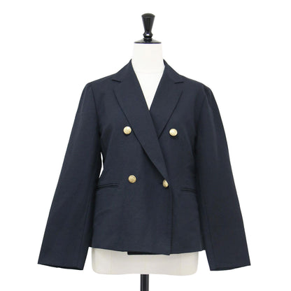 22春夏 マリン ダブル ジャケット / 長袖 ボックスシルエット 金ボタン