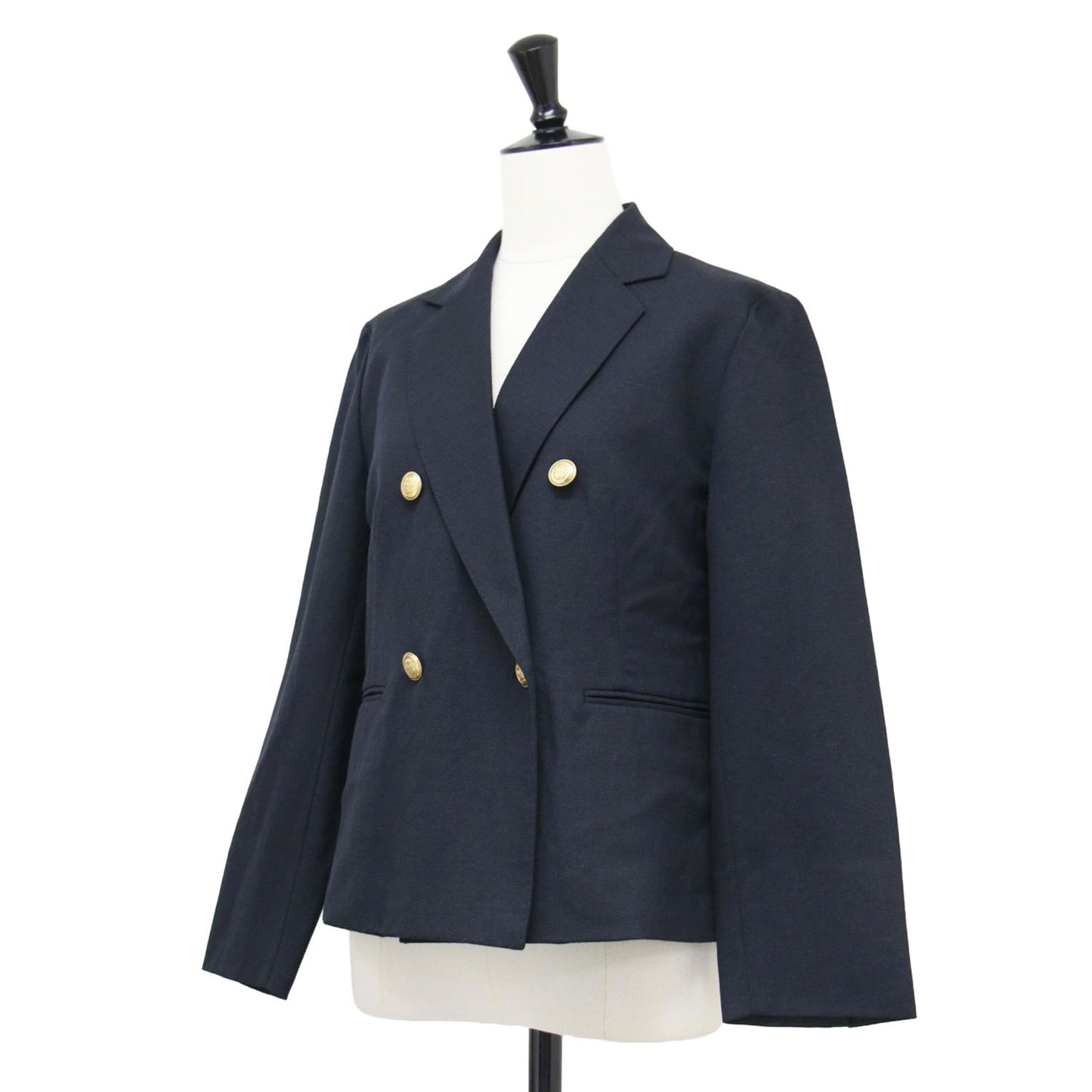 22春夏 マリン ダブル ジャケット / 長袖 ボックスシルエット 金ボタン
