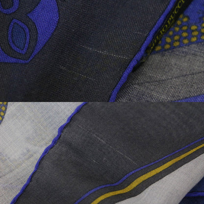 ペイズリー柄 マフラー / ストール 長方形 フリンジ 総柄 ウール シルク カシミヤ