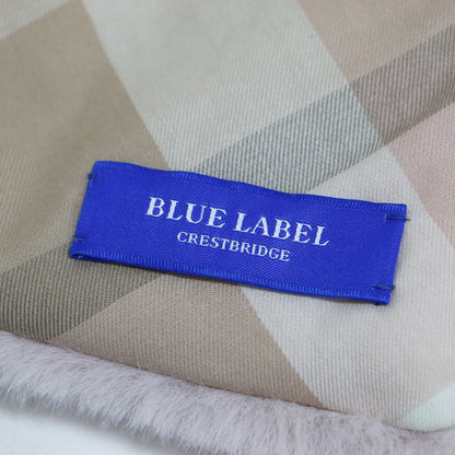 24秋冬 フェイクファー ティペット / マフラー クレストブリッジ チェック キルトピン