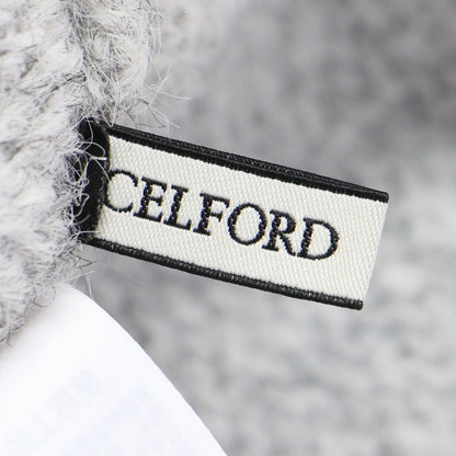 24秋冬 フラッフィー ジャガード ニット / タートルネック ショートスリーブ コンパクト ノルディック柄 リブ