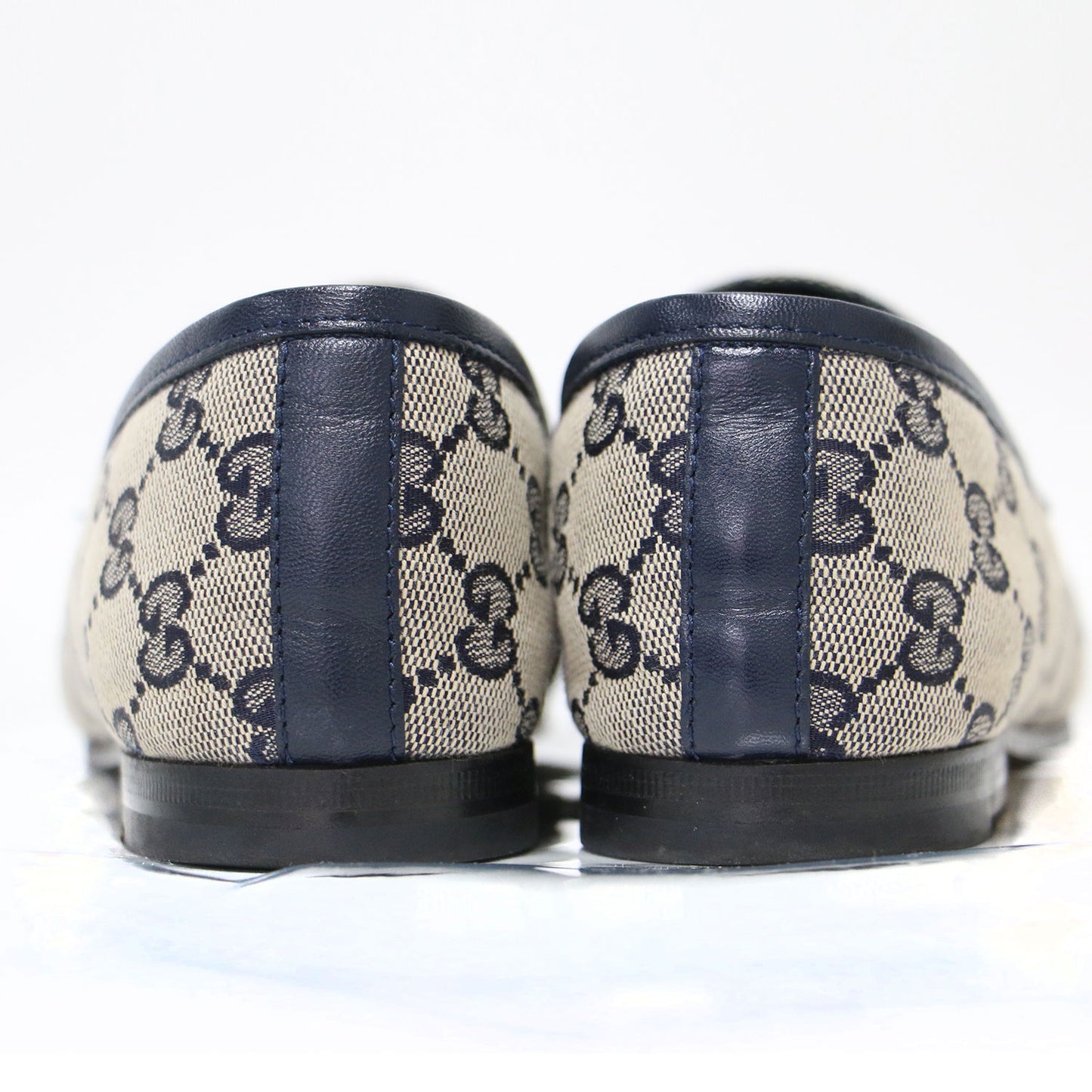 22秋冬 GGキャンバス ビット付き 総柄 ローファー 693213 / ドレスシューズ フラット ロゴ モノグラム レザー