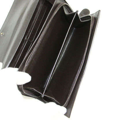 イントレチャート ロング ウォレット / 長財布 クラシック 編み込み レザー