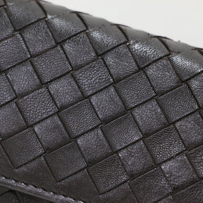 イントレチャート ロング ウォレット / 長財布 クラシック 編み込み レザー