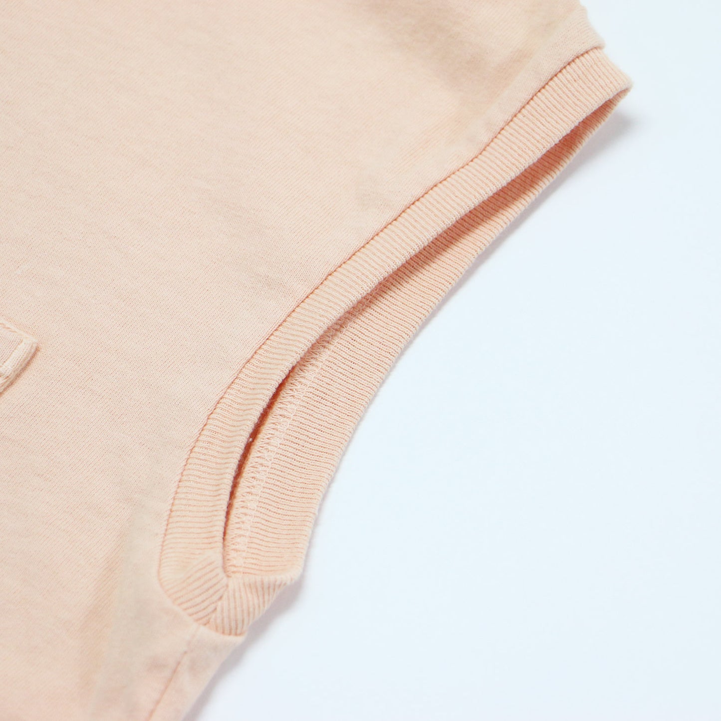 ノースリーブ ポケット Tシャツ / タンクトップ クルーネック ロゴ