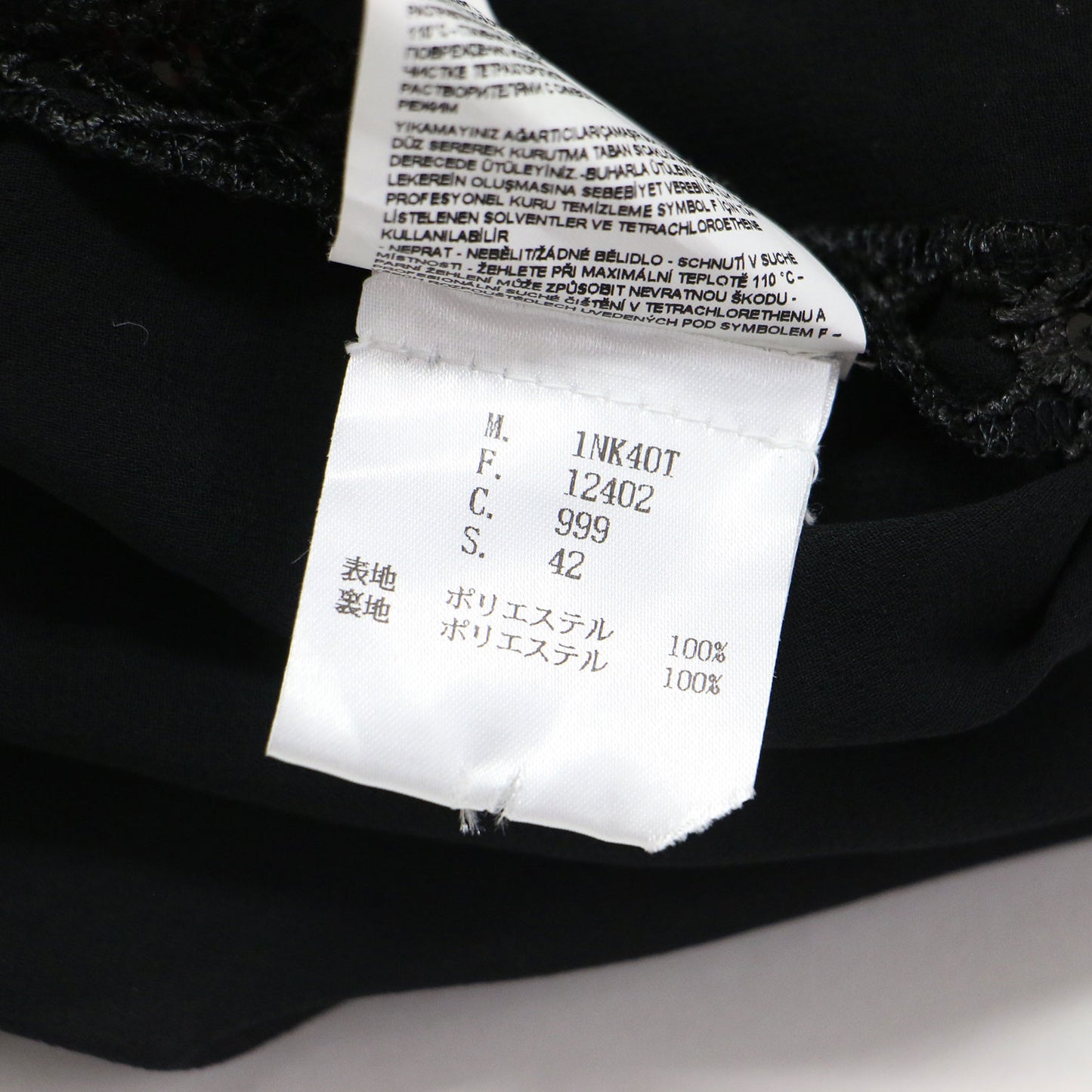 スパンコール ノースリーブ ブラウス / プルオーバー ダイヤモチーフ Aライン 刺繍 シアー