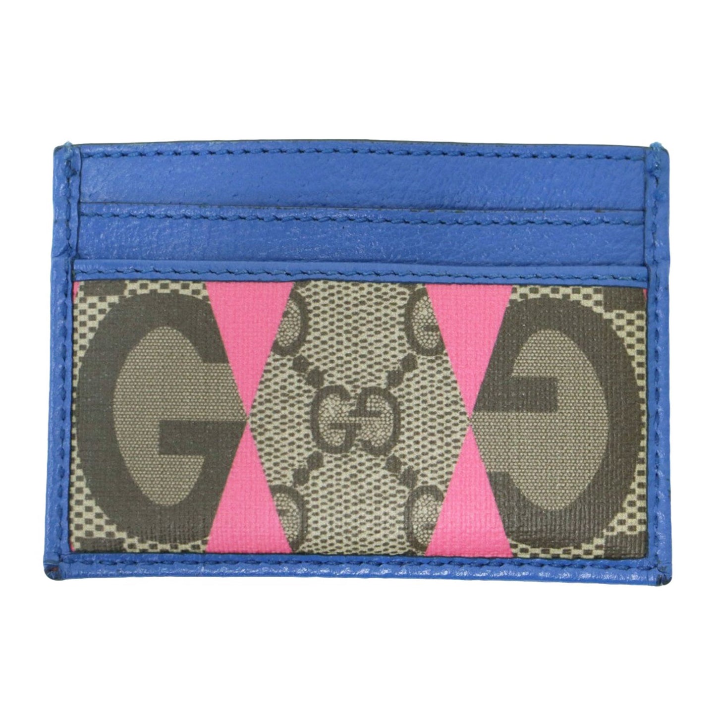 GG柄 カードケース 673002 / パスケース プリント キャンバス レザー