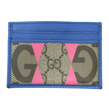 GG柄 カードケース 673002 / パスケース プリント キャンバス レザー