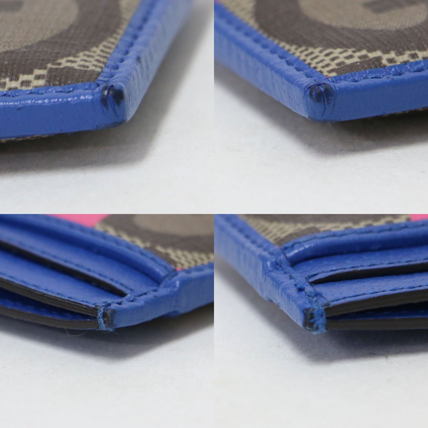 GG柄 カードケース 673002 / パスケース プリント キャンバス レザー