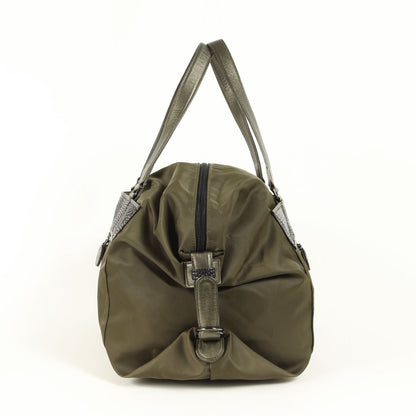 型押し ナイロン ハンドバッグ / トート ボストン 肩掛け