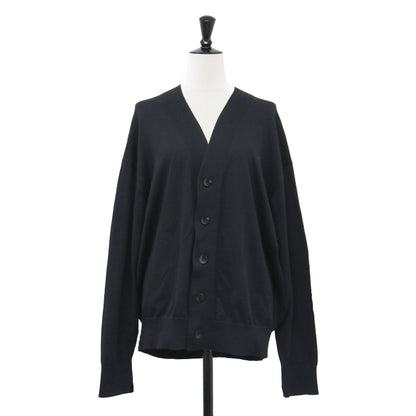 22春夏 スビン コットン オーバー カーディガン / SUVIN COTTON OVER プルオーバー Vネック ボタンダウン 長袖 ドロップショルダー ハイゲージ