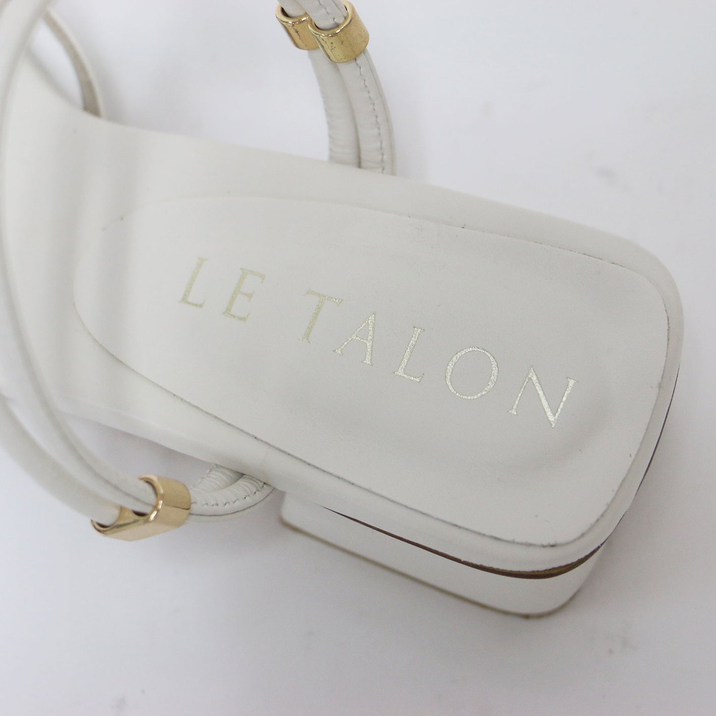 3.5cm スクエアトゥ 2WAY サンダル / ストラップ ローヒール