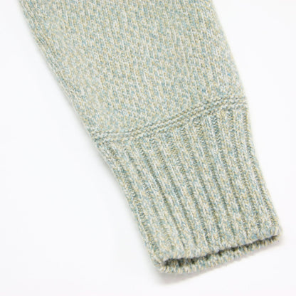 20秋冬 ジーロンラムズウール Vネック カーディガン / ニット 長袖 チュニック丈 ドロップショルダー ミドルゲージ