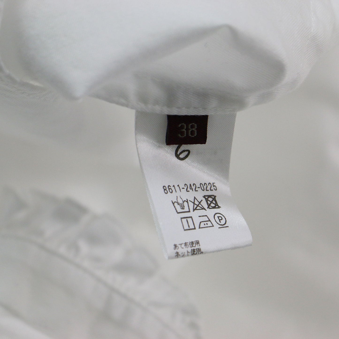 21秋冬 コットン フリル カラー シャツ / COTTON FRILL COLLAR SHIRT ブラウス 長袖 ボタンダウン 比翼ボタン ウォッシャブル