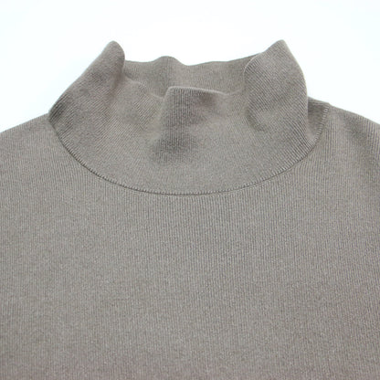 ハイネック ニットドレス / HIGH NECK KNIT DRESS ワンピース ラグランスリーブ 長袖 リブ Iライン ハイゲージ ウール