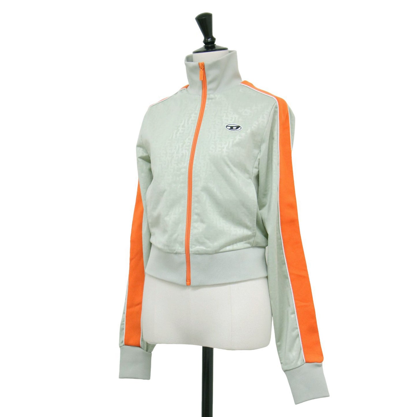 22春夏 F-MACSY-MON トラックジャケット / ライトアウター ジャージ 総柄 ロゴ ワッペン