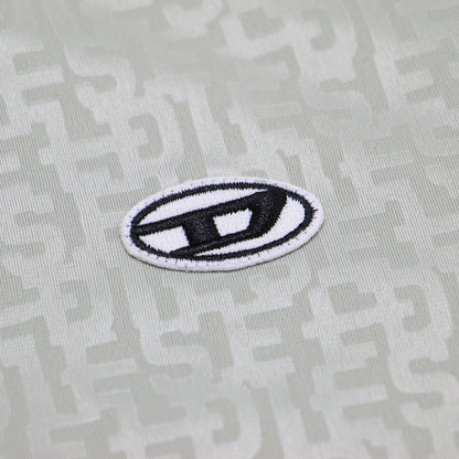 22春夏 F-MACSY-MON トラックジャケット / ライトアウター ジャージ 総柄 ロゴ ワッペン