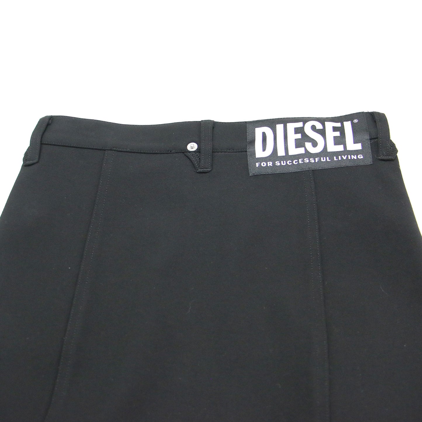 フロントジップ スリム タイトスカート / ペンシルスカート ロング丈 ストレート ストレッチ