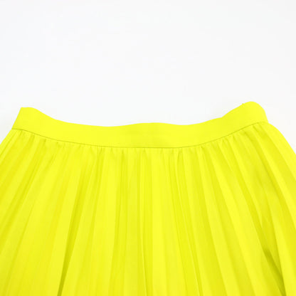 プリーツスカート / ロング丈 フレア Aライン サイドファスナー